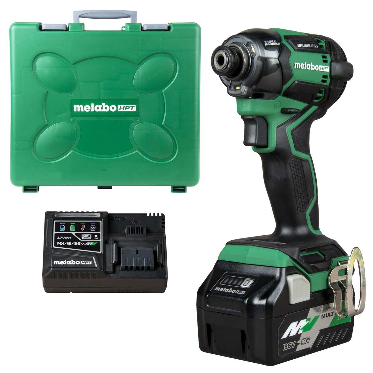 Metabo HPT 36V MultiVolt WH36DC Triple Hammer BOLT Impact Driver